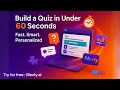 Build a Quiz in Under 60 Seconds with Mexty.ai