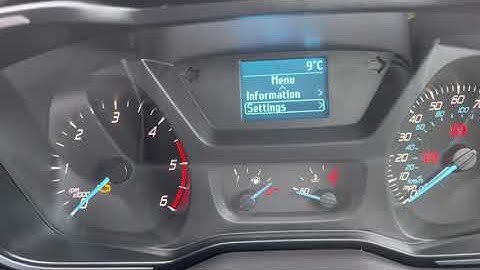 How to change a Ford dashboard from Kmh to MPH metric to imperial L/100km to MPG Etc and back