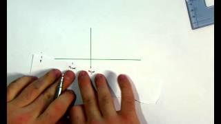 Drawing an Ellipse using the tramel method