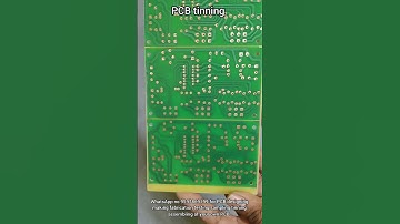 PCB tinning | pcb design and manufacturing #shorts