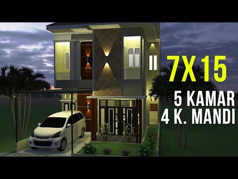 93 Dekorasi Desain Rumah 7 X 15 Terlihat Cantik