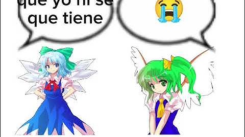 [Touhou meme] Cirno help me! is IDIOT!!! 😭