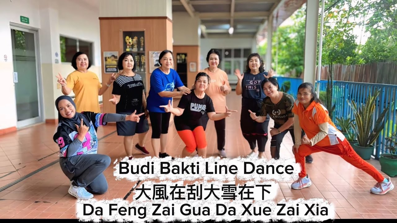 大風在刮大雪在下 Da Feng Zai Gua Da Xue Zai Xia//LineDance//Budi Bakti LD