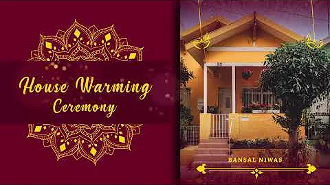Griha Pravesh Invitation Video for WhatsApp, House Warming Ceremony