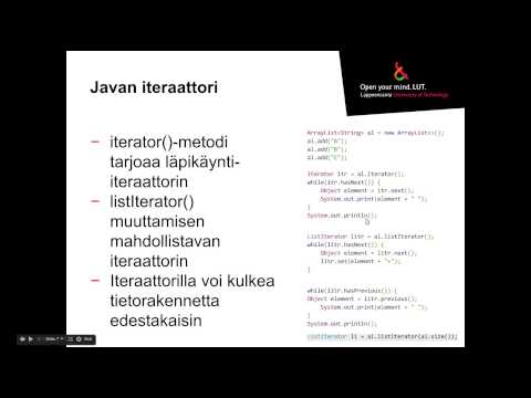 Video: Mikä on Java-iteraattori?