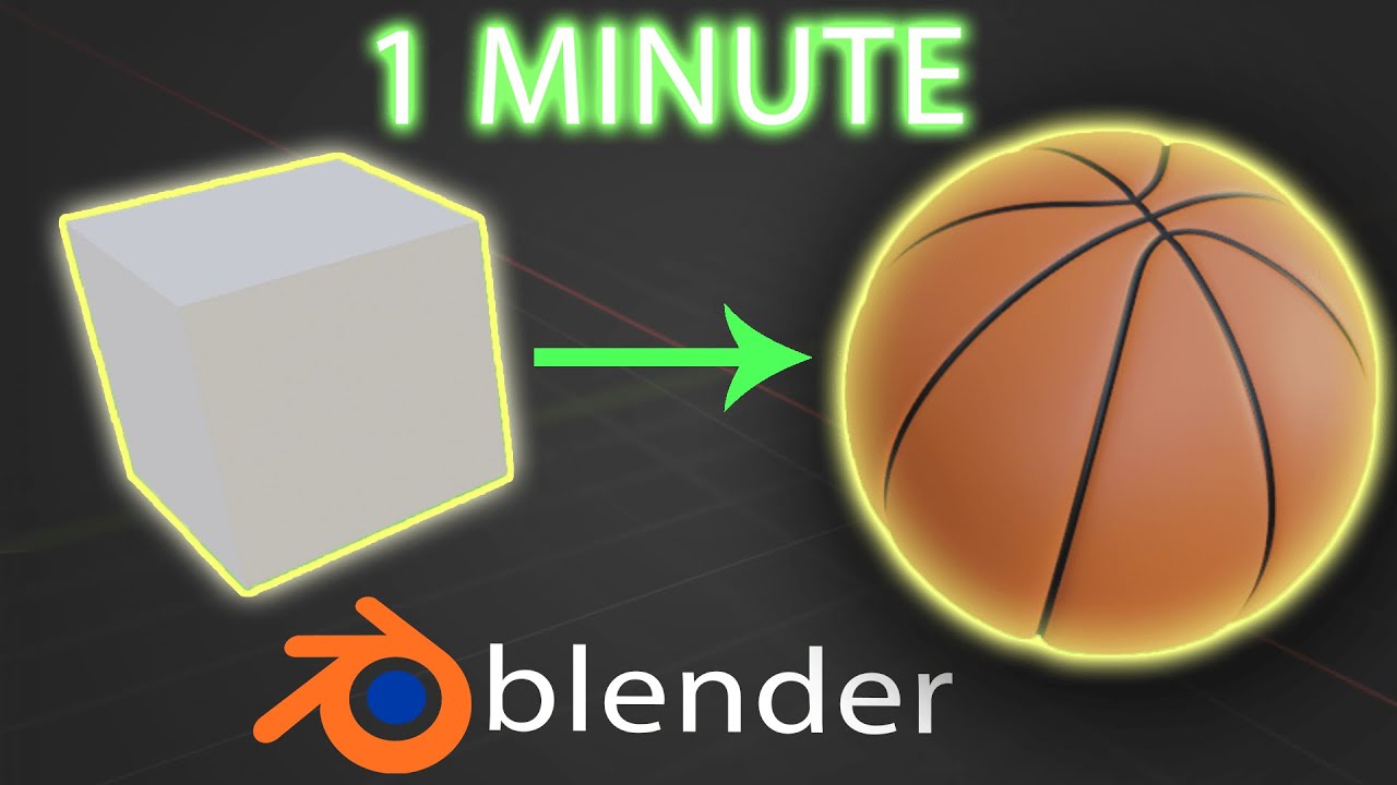 How To Make A Basketball In Blender