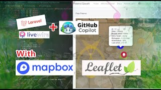 ASMR - Study Laravel Livewire Mapbox with Github Copilot - Relaxing Music & Rain