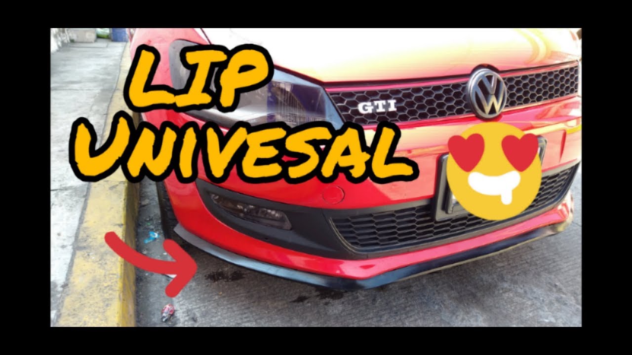 COMO INSTALAR UN LIP UNIVERSAL EN EL AUTO /LIP UNIVERSAL SAMURAI