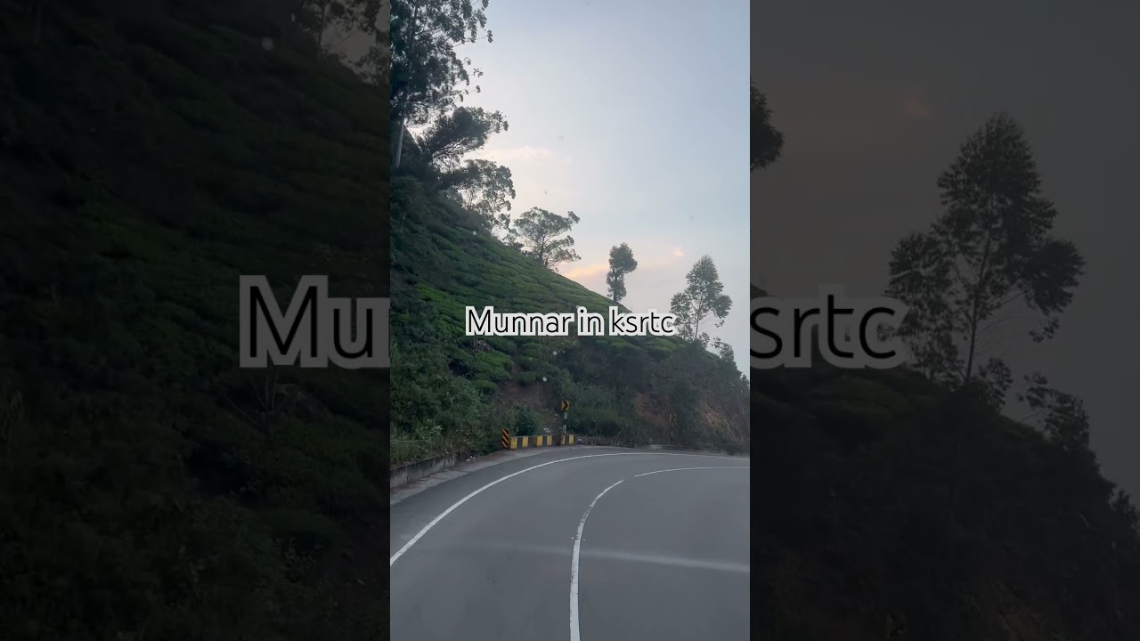 Sightseeing in double decker KSRTC bus munnar glimpses 