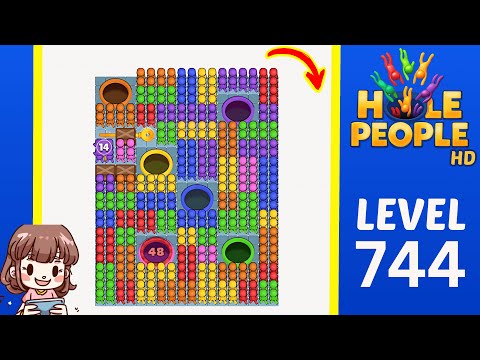 Hole People Level 744 Solution Walkthrough