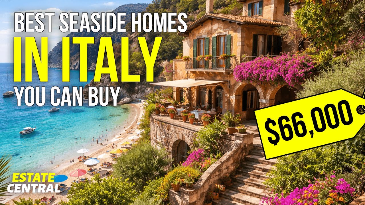 The Best SEASIDE Homes in ITALY under $100,000 (Compilation)