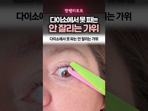 다이소에서 못 파는 안 잘리는 가위 thumbnail