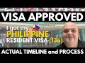 🔴IMMIGRATION UPDATE: 13A RESIDENT VISA IN THE PHILIPPINES ACTUAL TIMELINE, PROCESS AND COST