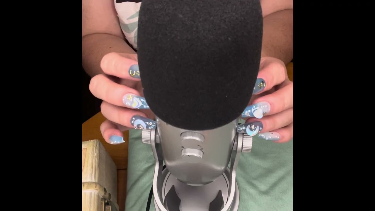 ✨ ASMR 🎤 MIC SCRATCHING 💅🏽 foam cover, bare mic, textured sheets, mic base, brushing