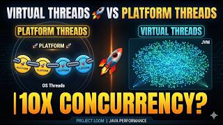 👉 Virtual Threads vs Platform Threads — The Java 21 Interview Question You MUST Know 🚀