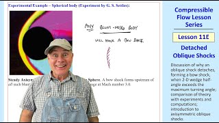 Compressible Flow Lesson 11E: Detached Oblique Shocks