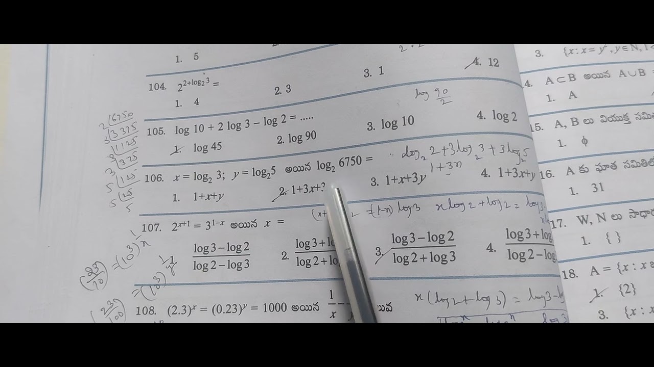 DSC TET Maths Content Academy Book Number System Practice Bits