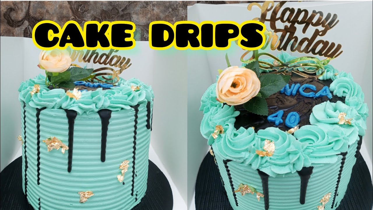 HOW TO MAKE CAKE DRIPS FOR CAKE DECORATIONS| CHOCOLATE CAKE DRIPS WITHOUT MICROWAVE 