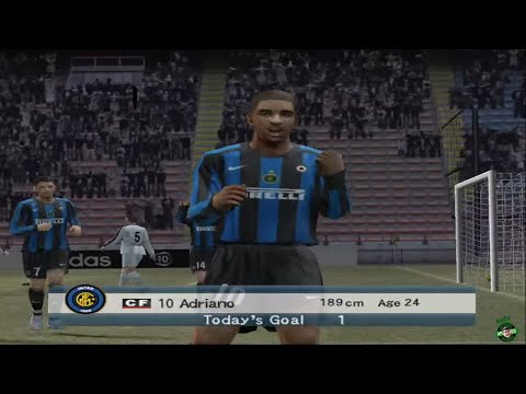 Winning Eleven 10 Inter Milano Master League Adriano 99 SHOT Playstation 2 