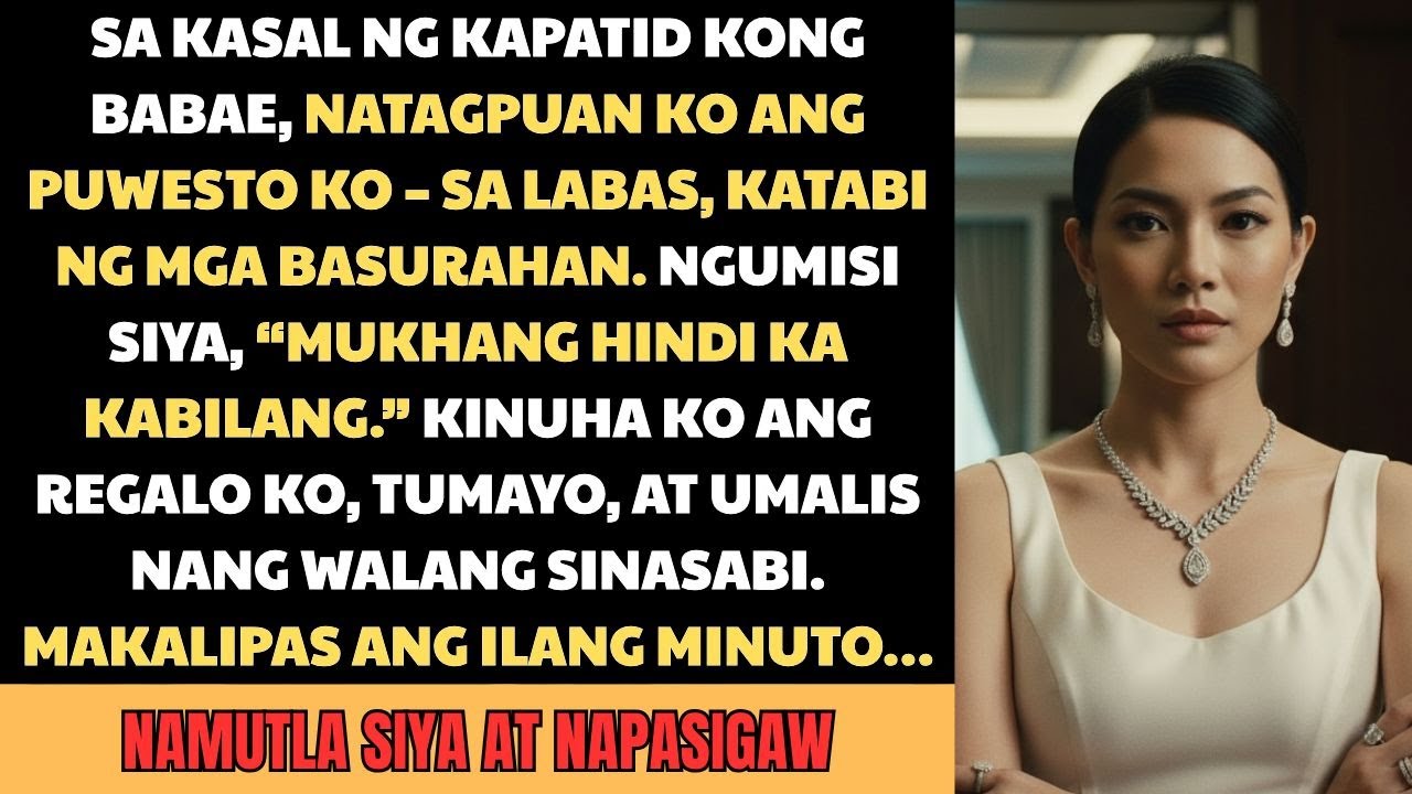 Sa kasal ng kapatid ko, pinaupo ako sa pasilyo—kaya umalis ako at nagulat ang lahat