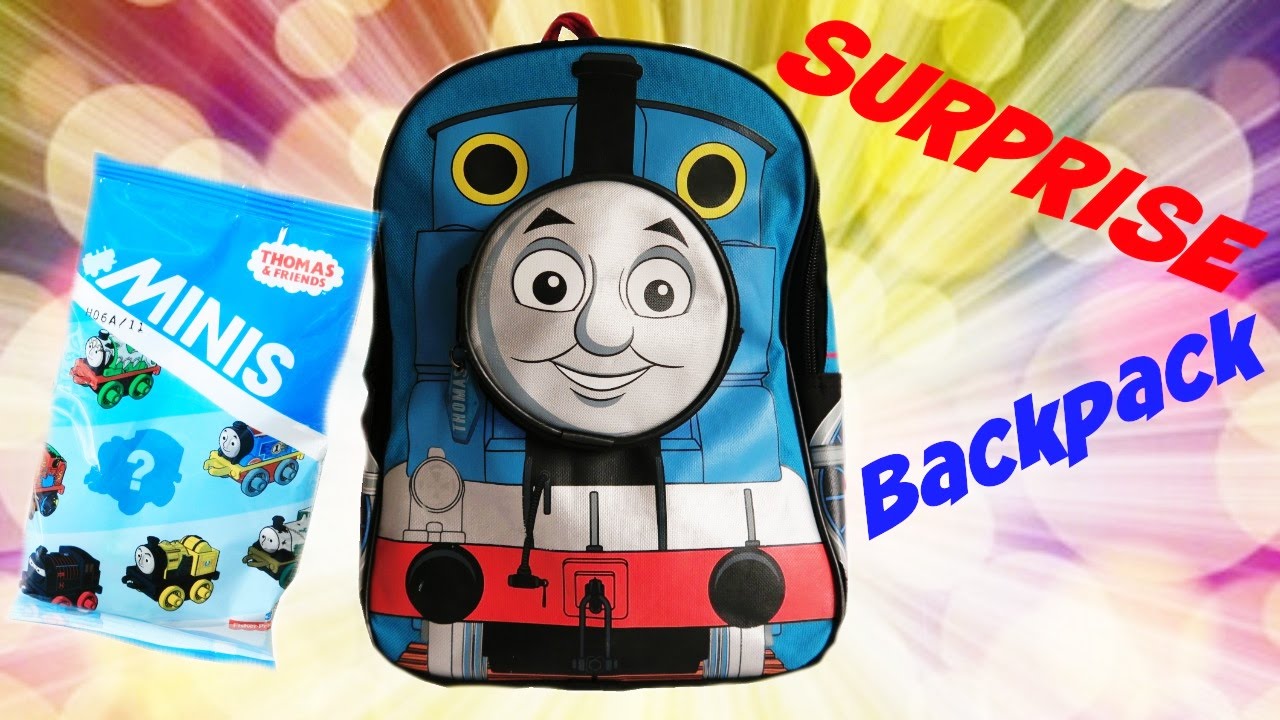 Thomas the Tank Engine Surprise Backpack| Includes Minis Wave 2