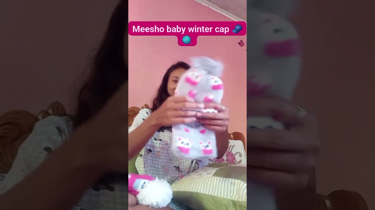 meesho baby winter cap 