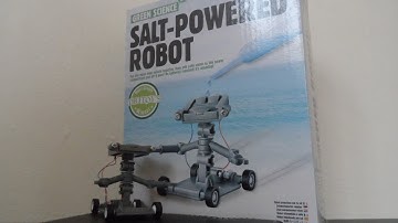 Green Science - Salt-Powered Robot [Unboxing & Tutorials]