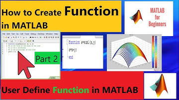 Create Function in MATLAB | Writing Functions in MATLAB | MATLAB Tutorial for Beginners || Part 2