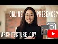 How to get a job | The importance of having an online presence when looking for an architecture job