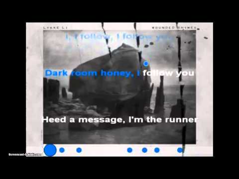 Lykke Li I Follow Rivers Small Karaoke Version Youtube youtube