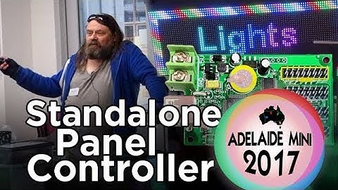 HC-1 LED panel controller from NewWing - 2017 Adelaide Mini