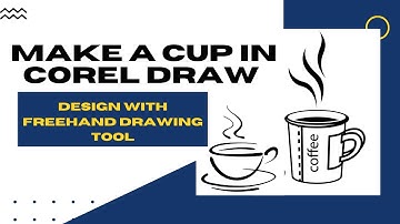 Coffee Cup Logo Design in CorelDraw /  How to make a cup in Corel Draw Tutorial YouTube