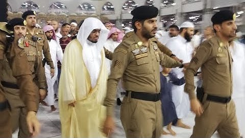 أستمع للشيخ د. ياسر الدوسري في تلاوة رائعة جداً من أمام الكعبة