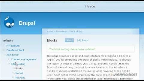 How to create menus in Drupal