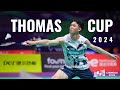 Everything Lee Zii Jia did at Thomas Cup 2024