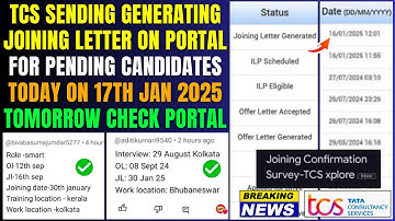 FINALLY TCS START SENDING JOINING LETTER FOR PENDING NINJA, DIGITAL, PRIME, SMART, IGNITE CANDIDATES