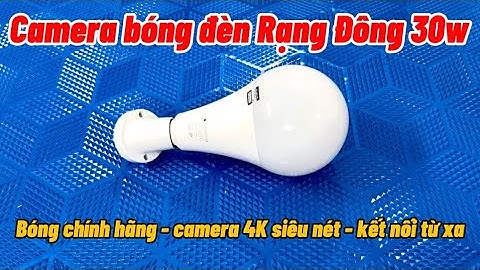 Camera ngụy trang bóng đèn Rạng Đông chính hãng , camera không dây mini siêu nhỏ giấu kín mẫu 2025