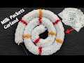 Garland With Milk Packets | Garland For Pooja Room/Door Decoration