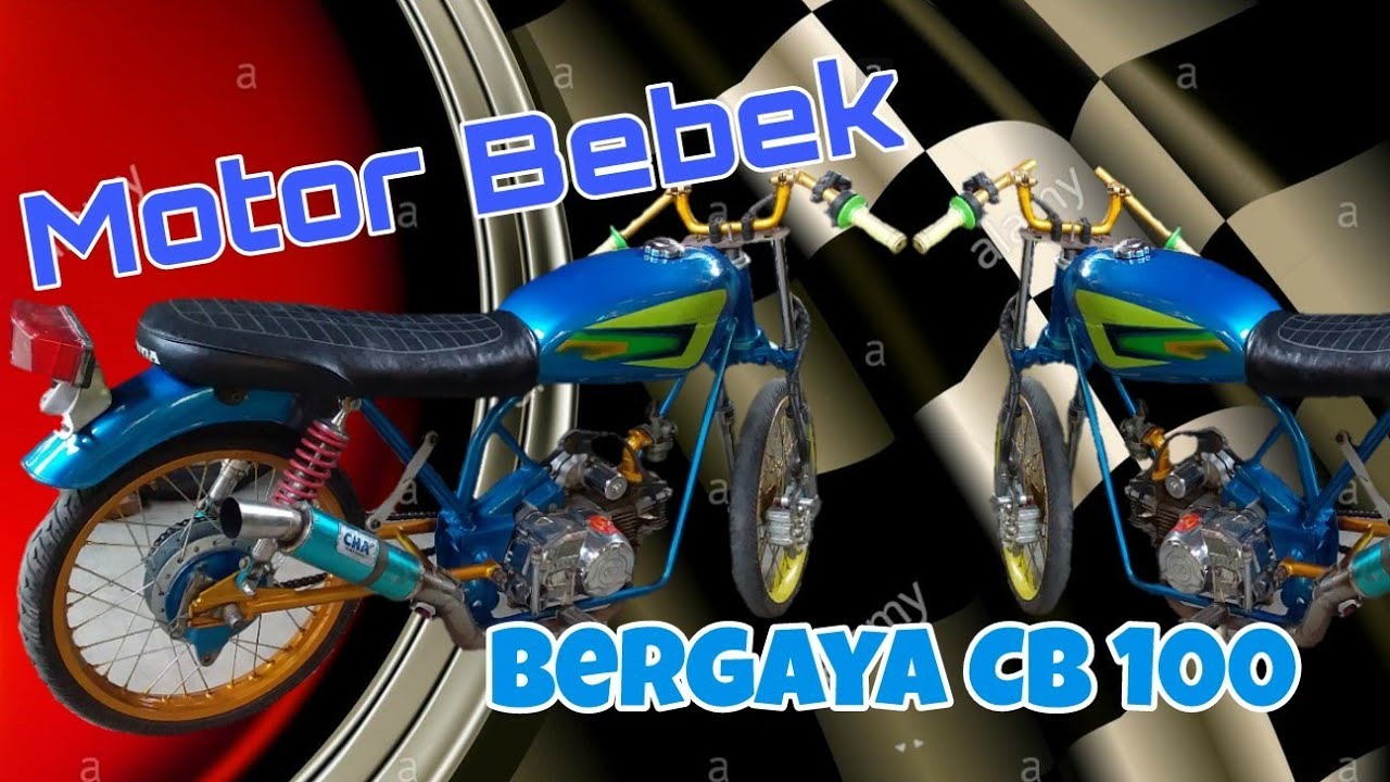 Modifikasi Motor Bebek Bergaya CB 100 YouTube