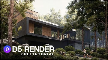 D5 Render Tutorial | Full Scene Lighting & Materials for Realistic Exterior