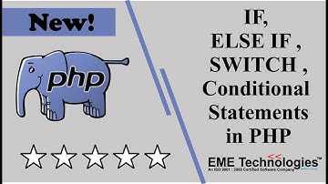 IF|| ELSE IF || SWITCH || Conditional Statements in PHP