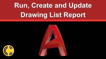 Run, Create and Update Drawing List Report | AutoCAD Electrical