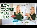 4 SLOW COOKER MEAL IDEAS  |  DUMP BAG RECIPES