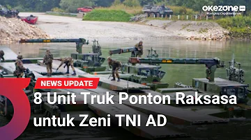 8 Unit M3 Amphibious Pontoon Diuji coba di Sungai Ngotok