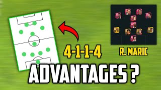 This Is Why I'm Using 4-1-1-4 | Analysis & Advantages In Pes 2021 Mobile