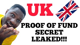 A STUDENT IN UK LEAKED THE PROOF OF FUNDS SECRET TO UK OFFICIALS.