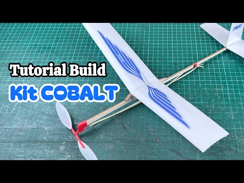 Building a Cobalt 2026 Rubber Stick Foam Powered Airplane Kit