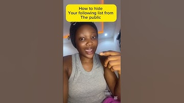 How to hide your Facebook following list from the public #fypyoutube