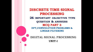 EC8553 MCQ | Discrete time signal processing MCQ | Digital signal processing MCQ | DFT problems MCQ