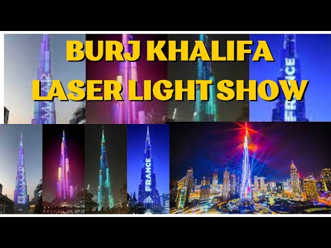 Burj Khalifa Light Show | Burj Khalifa Breathtaking Laser light Show 2023 & Amazing Dubai Fountain